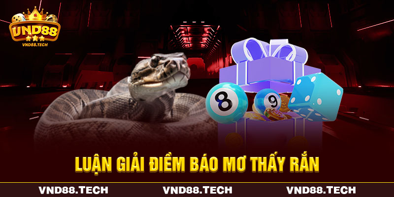 Luận giải điềm báo mơ thấy rắn Luận giải điềm báo mơ thấy rắn